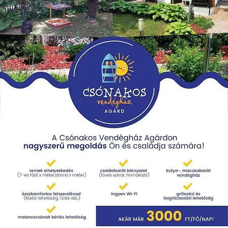 度假居 Csonakos Vendeghaz 加尔多尼